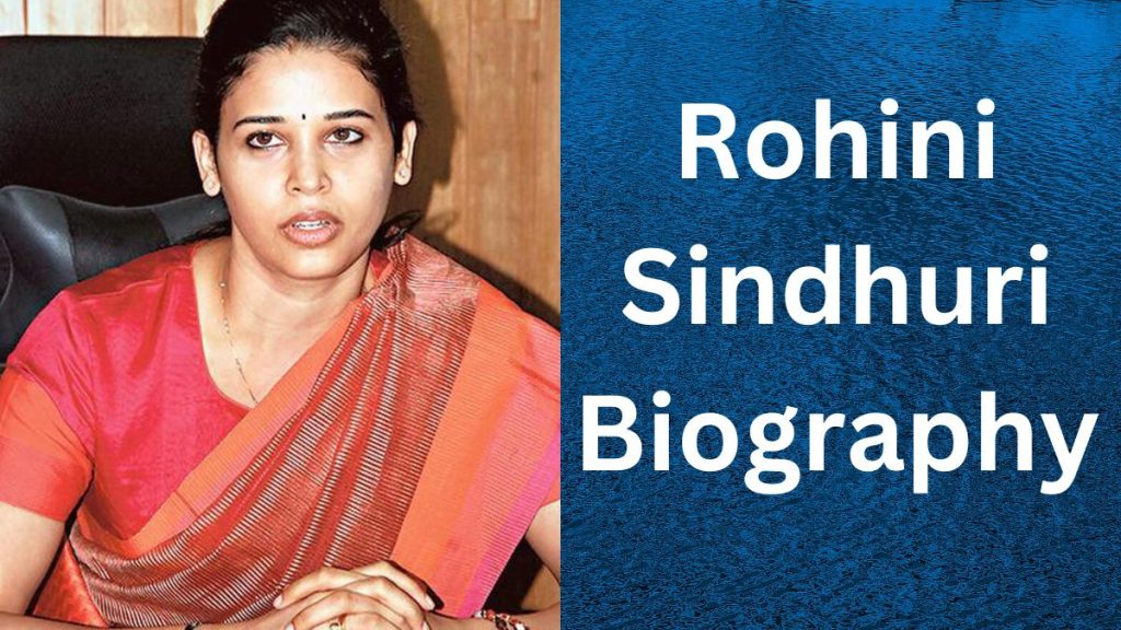 Rohini Sindhuri Ias Biography Age Height Husband And More 2447